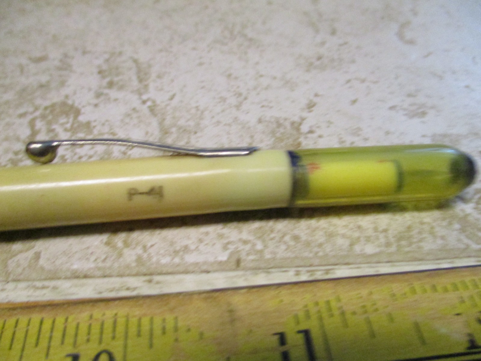 VTG Wilcox Motor Oil Mechanical Pencil P-41 Red White Blue Floaty Floating M25
