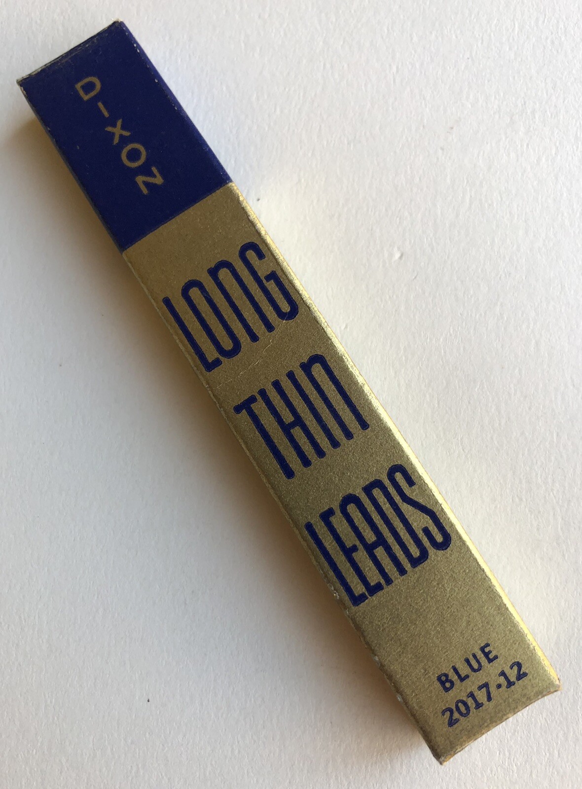 Vintage DIXON 1.1mm BLUE Mechanical Pencil Lead NOS 12pk Sleeve USA