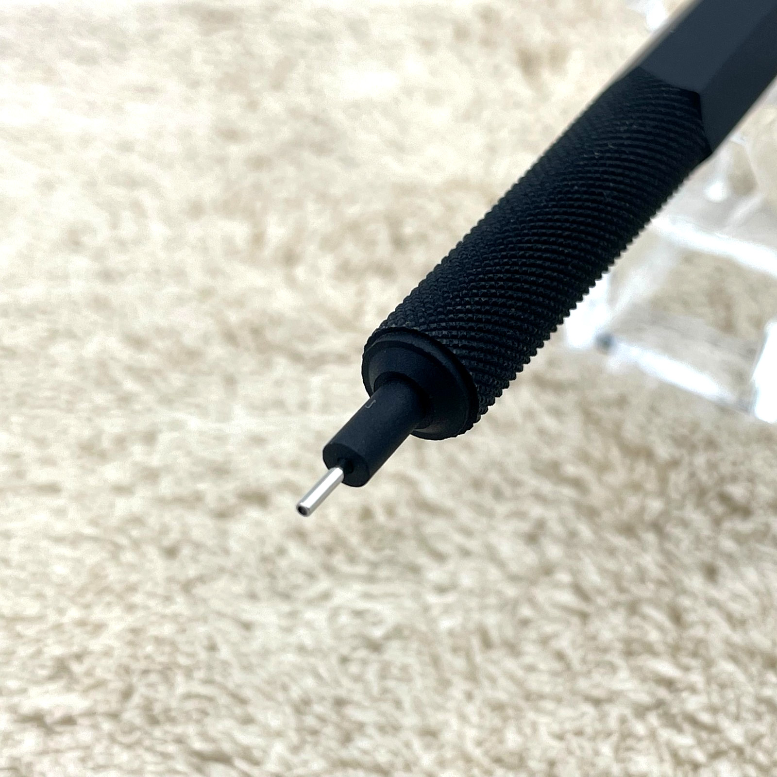 Vintage rOtring 600 Black 0.5mm Mechanical Pencil No Logo Rare Japan