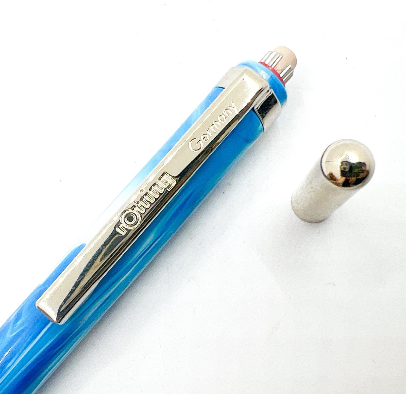 NOS rotring tikky special Mechanical Pencil marble Blue 0.3mm 0.35 Functional
