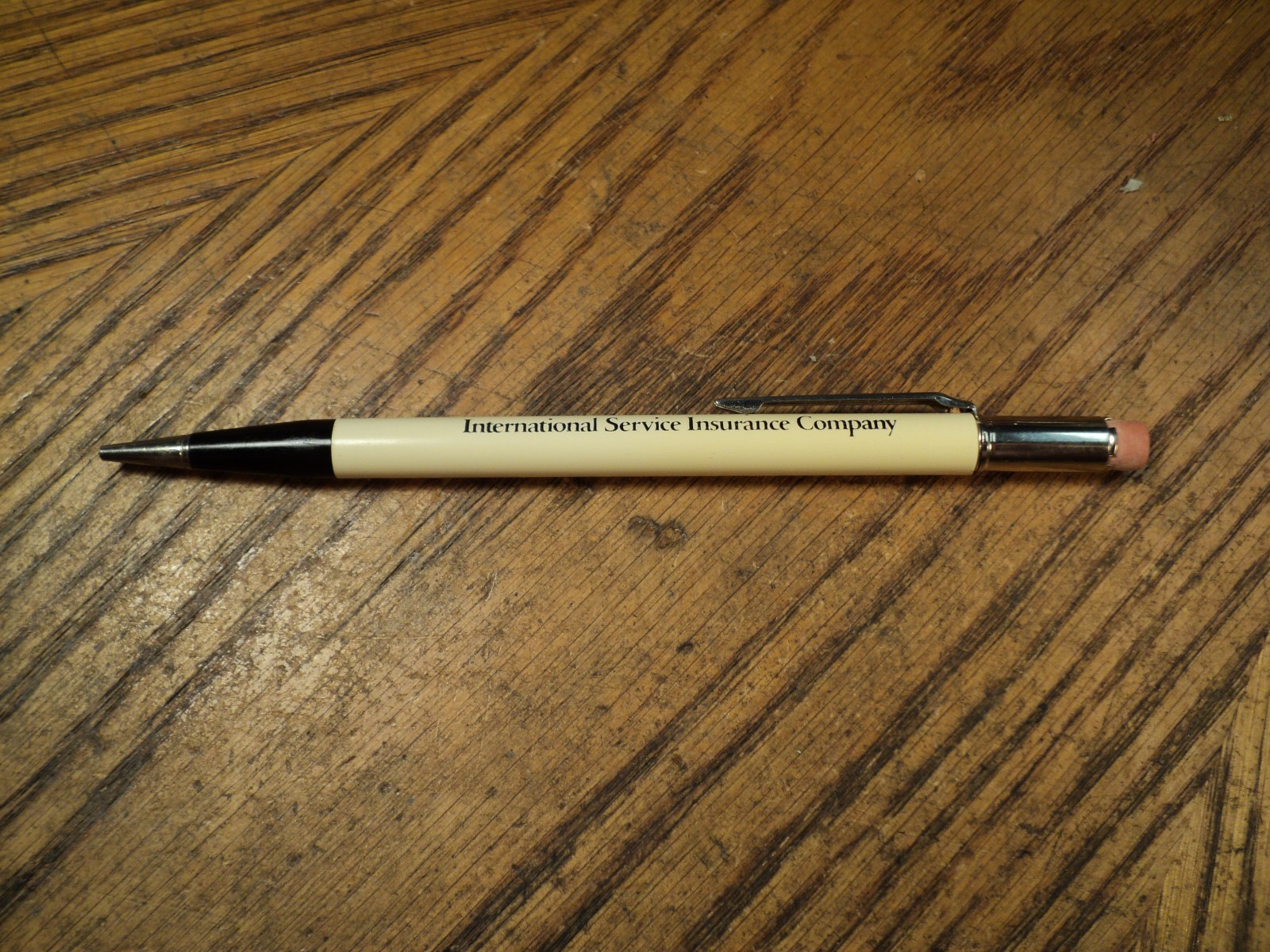 Vintage Autopoint Mechanical Pencil International Service Insurance Company