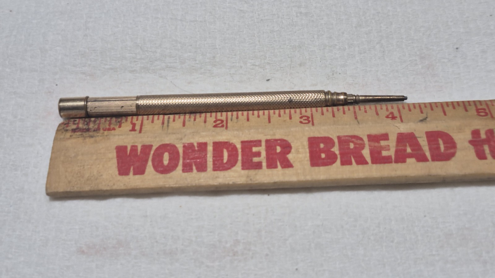 Unmarked Victorian Era Gold (Plated?) Extending Working Pencil in Original Box?