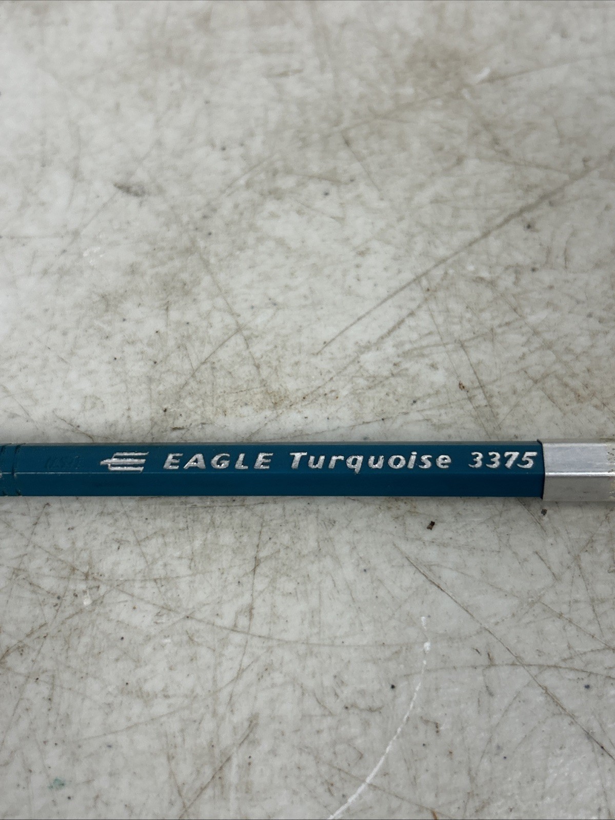 VTG EAGLE Turquoise 3375 Aluminum & PLASTIC Drafting Pencil USA