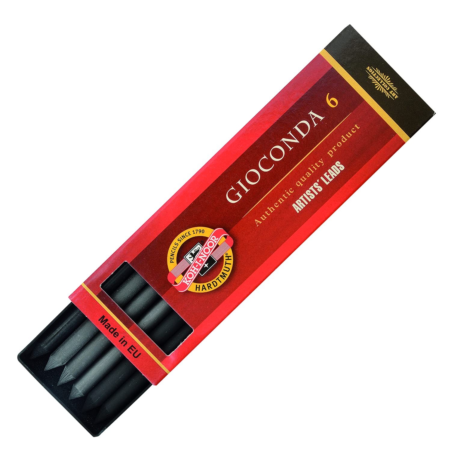 Koh I Noor 120Mm Graphite Pencil Leads Set Of 6 2B 4B 6B For Clutch Pencils