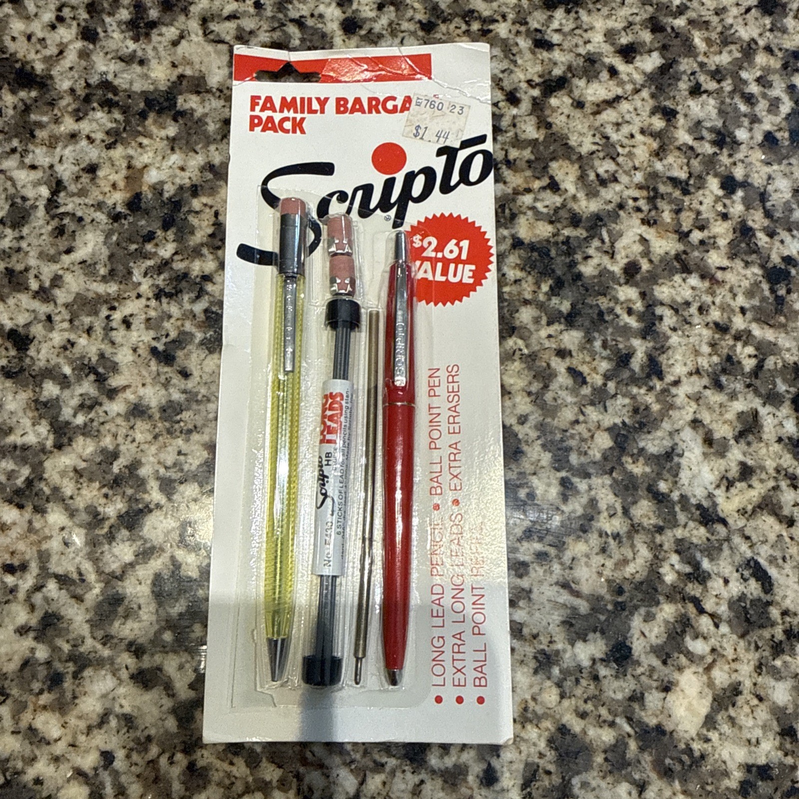 Scripto Family Bargain Pack Pen & Pencil Set B779 Vintage NOS Made in USA