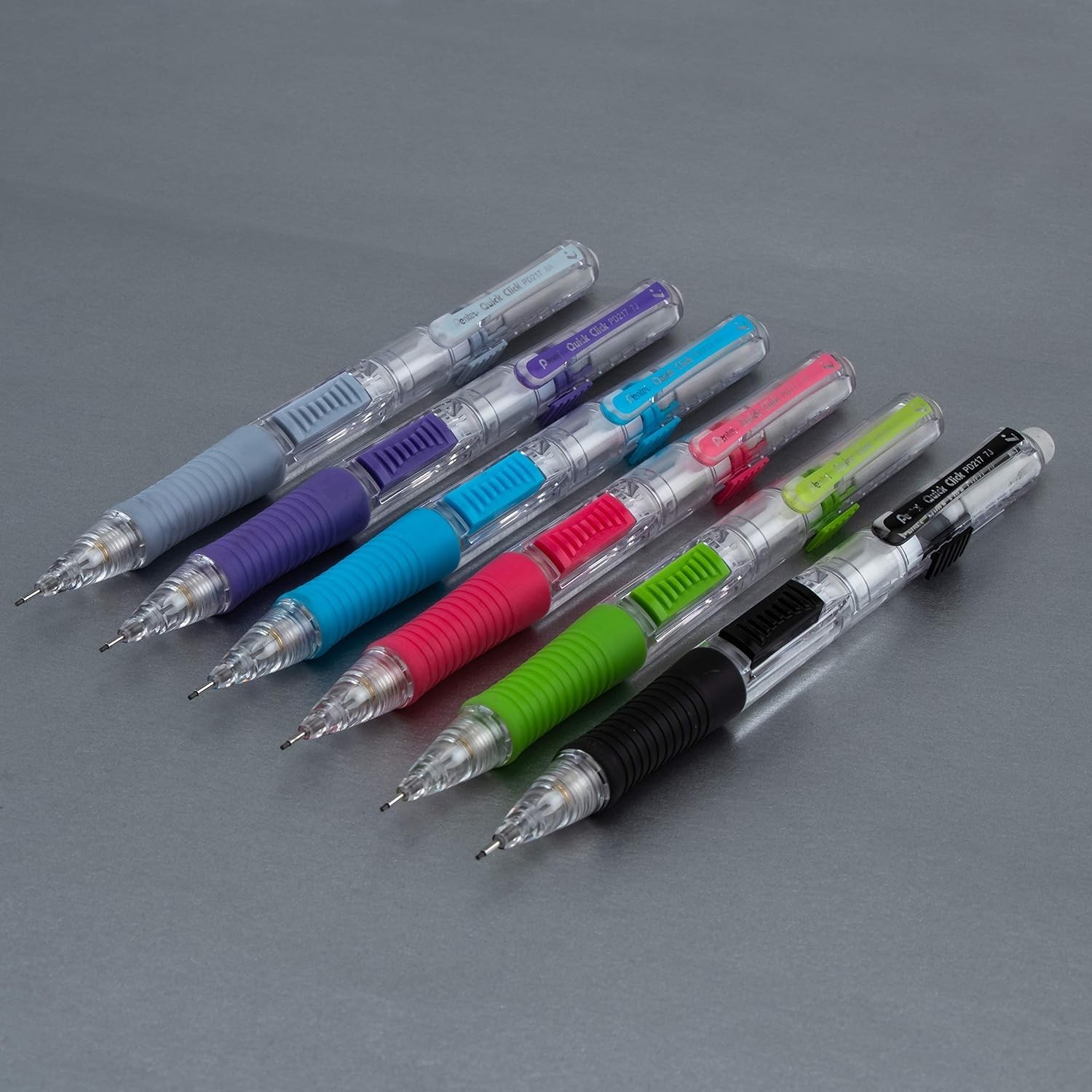 Quick Click Mechanical Pencil, 0.7mm Med Line, Can