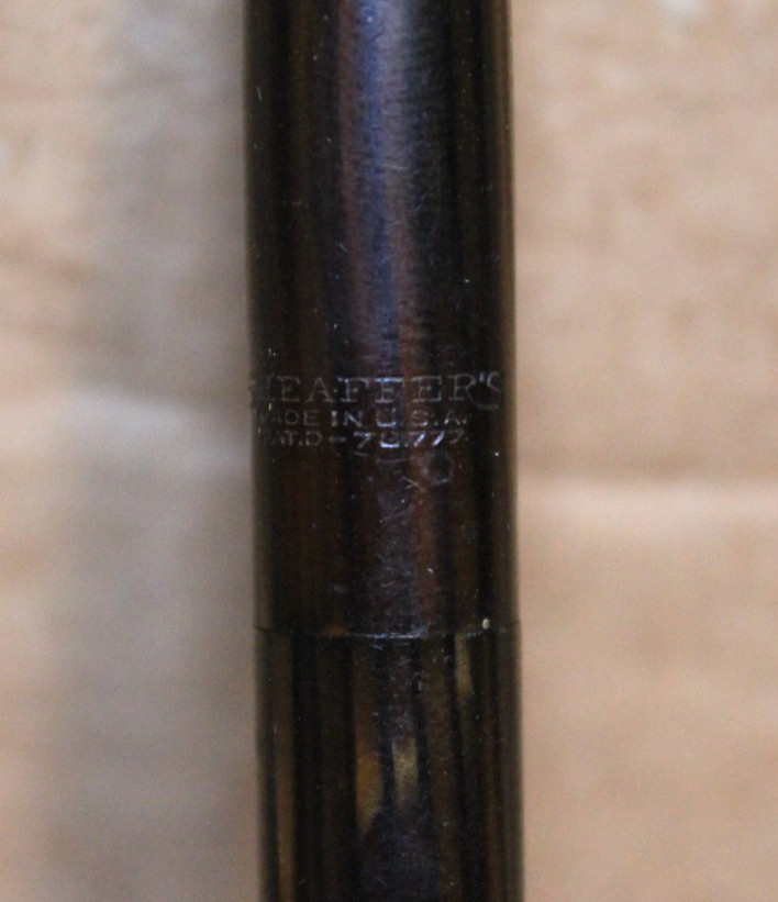 Sheaffer Balance Brown Striated & Gold trim 0.9mm Pencil MADE IN USA