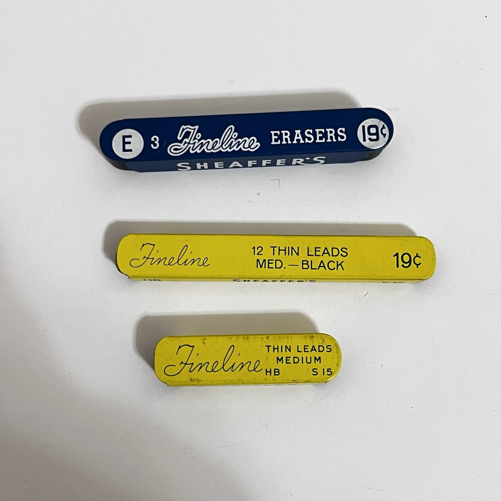 Vintage Pentel and Fineline Mechanical Pencil Lead & Eraser Refills Lot