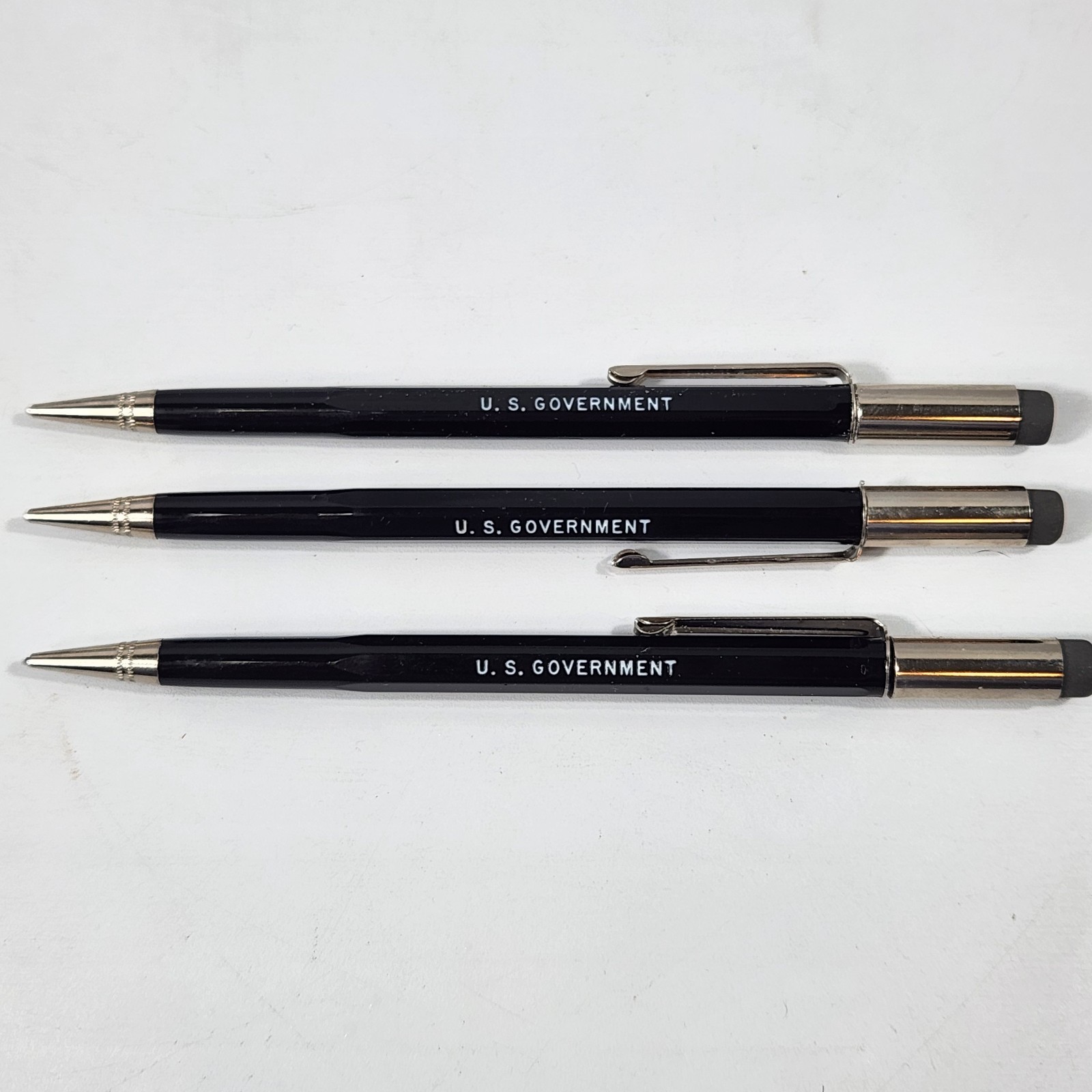 Skilcraft Scripto Black Mechanical Pencil US Government Lot of 3 Made USA