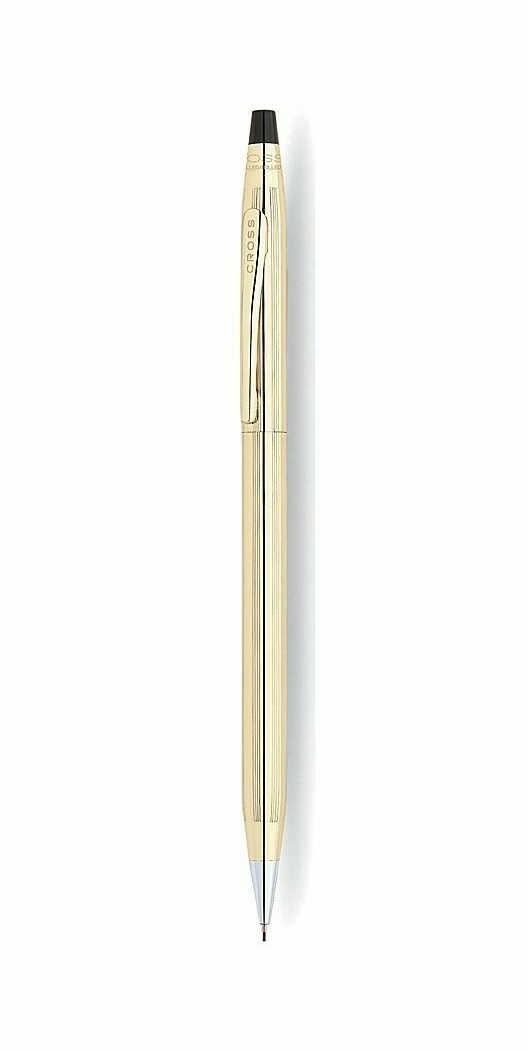 Cross Century Classic Pencil 10K Gold 0.9 mm Pencil New In Box Made In Usa