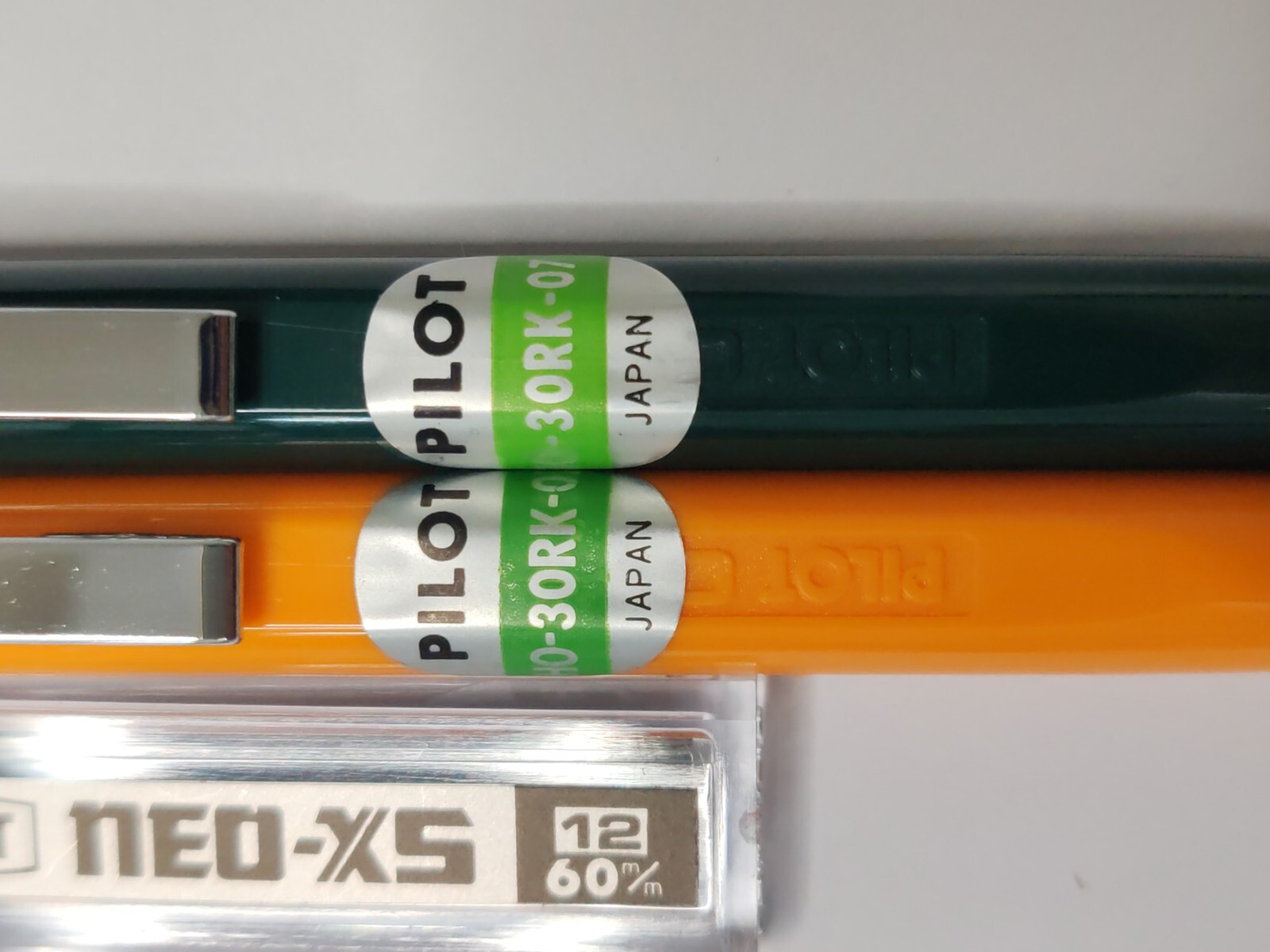 Pilot HO-30RK-07 Mechanical Pencil Vintage New Very Rare 2 Pcs, Japan . 1970s
