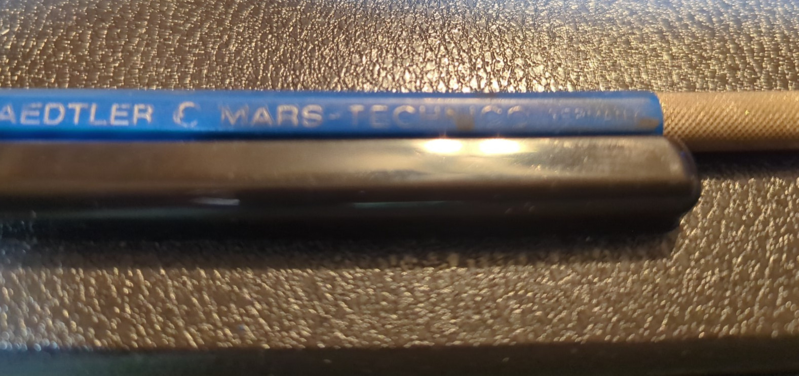 Vintage Staedtler Mars Technico Mechanical Pencil 1021 Blue with silver tip