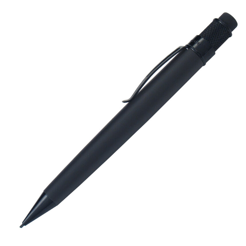 Retro 51 Deluxe Tornado Mechanical Pencil in Black Stealth – 1.15 mm – NEW