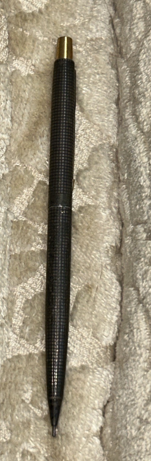 Parker Classic Sterling Silver Cisele & Gold Lead Pencil – 1970’s – USA Original