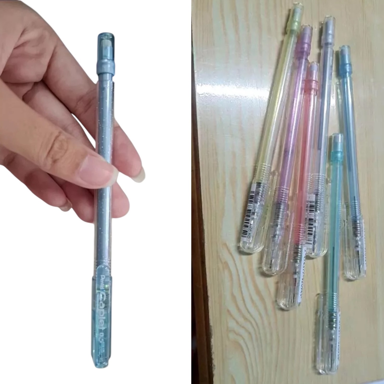 Pentel Caplet Mechanical Pencil 0.5mm A105 8pc Set Mix Color Durable Lightweight