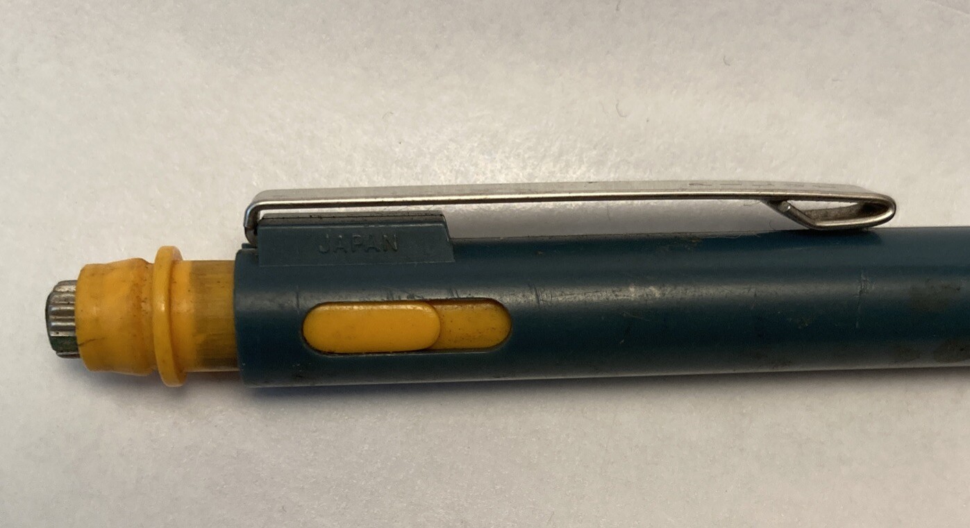 Vintage Pilot The Shaker H515 RARE BLUE Mechanical Pencil JAPAN MissingCap Works