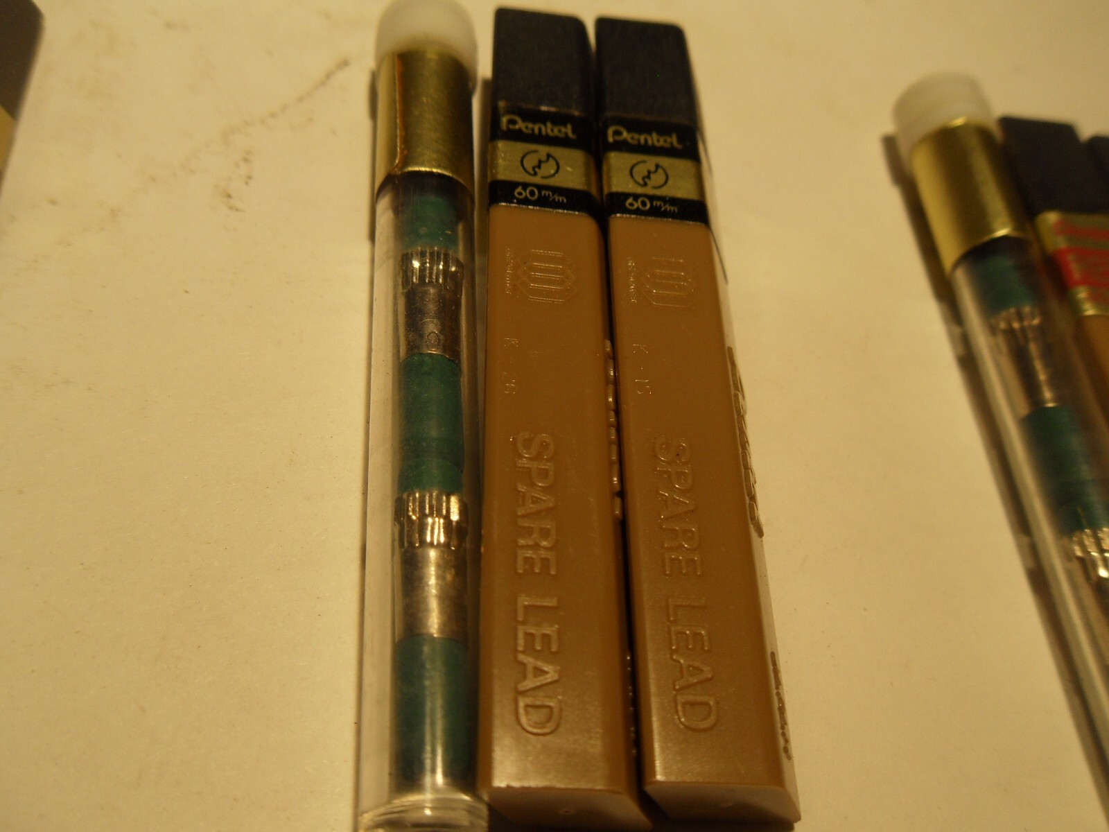 Lot Of Pentel Lead and Eraser Refills 0.5mm, 0.7mm, 0.9mm etc