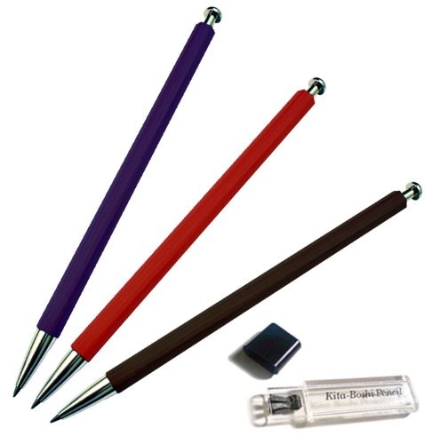 Madder Red 2mm Mechanical Pencil Classic Wooden Style with Sharpener Made in …