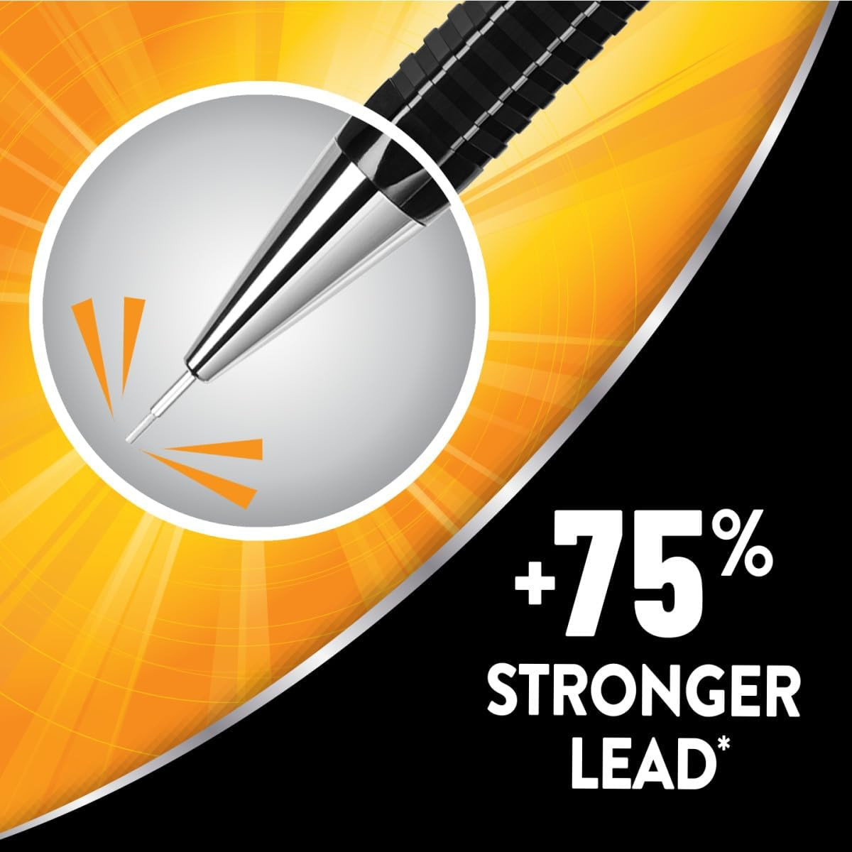 BIC Break Resistant Pro with Shock-Absorption and Twist-Up Eraser, Mechanical Pe