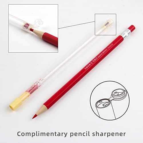Colored Mechanical Pencil 2.6mm for Coloring and Drawing, Mechanical 36 color