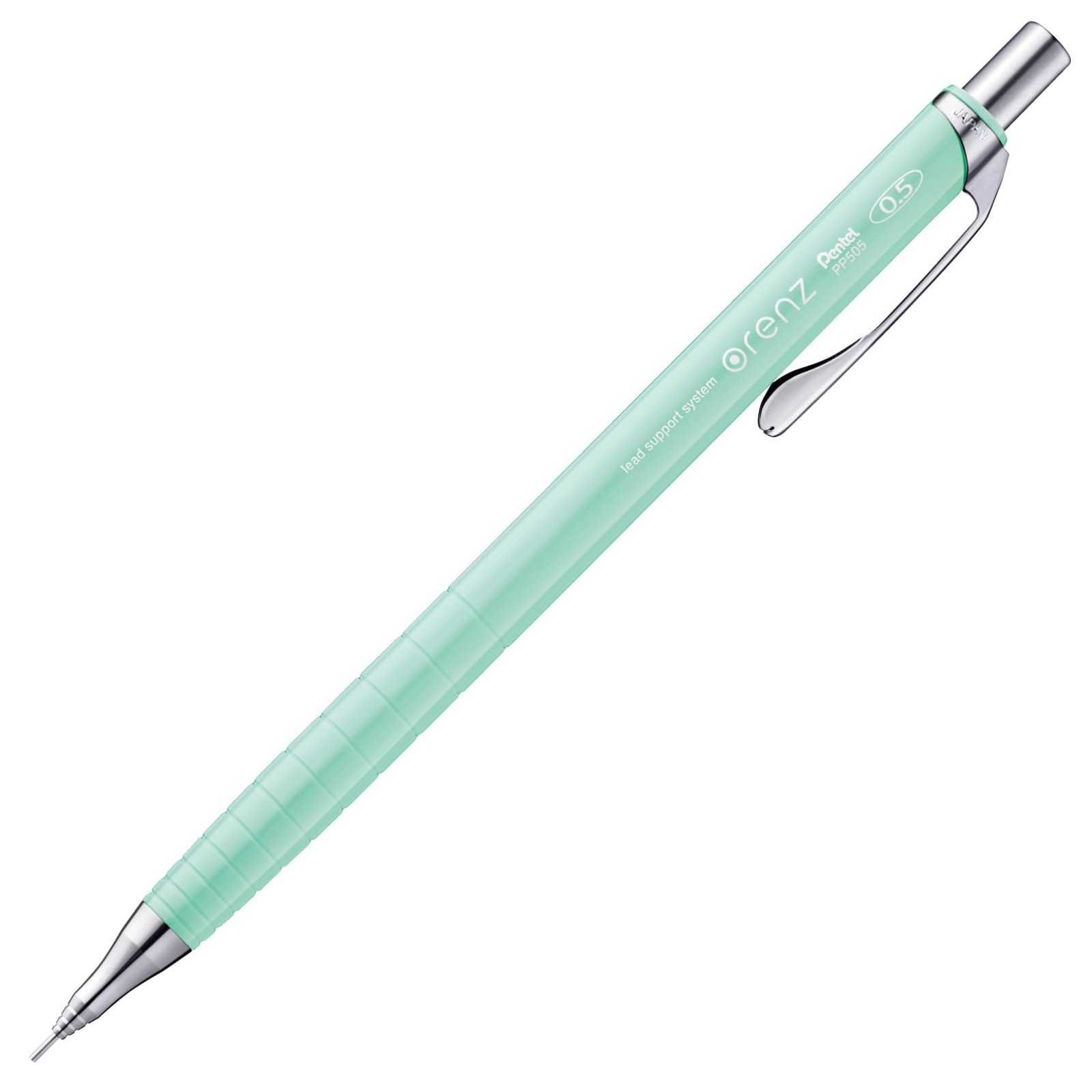 Pentel Orenz Mint Green 0.5mm Mechanical Pencil Innovative Lead Protection
