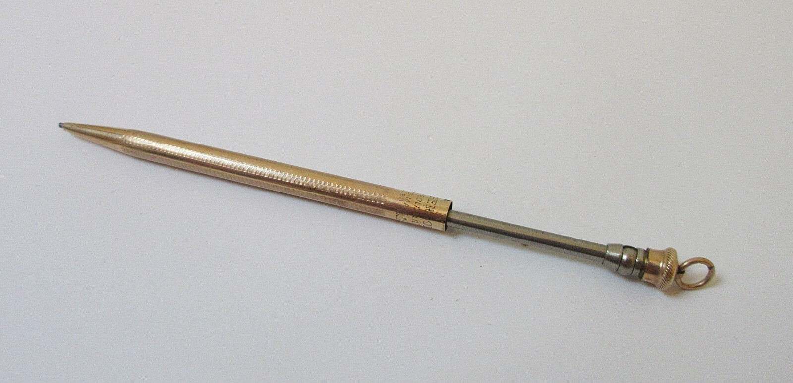 Antique Mechanical Pencil Ingersol Redipoint Rolled Gold