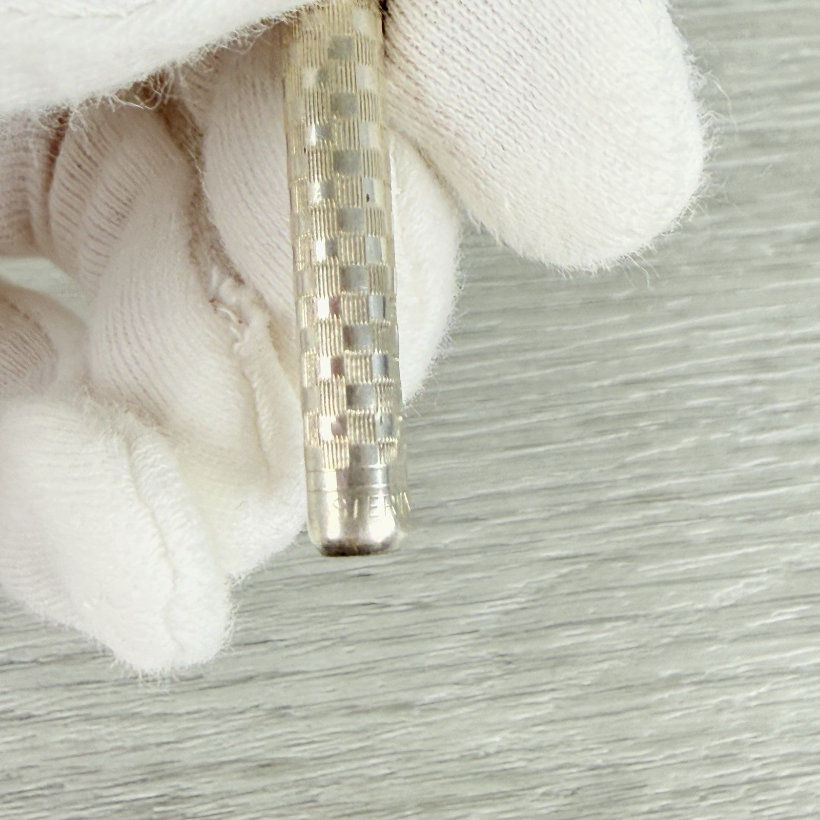 Vintage Sterling Silver Propelling Pencil Retractable Necklace Pendant or Fob