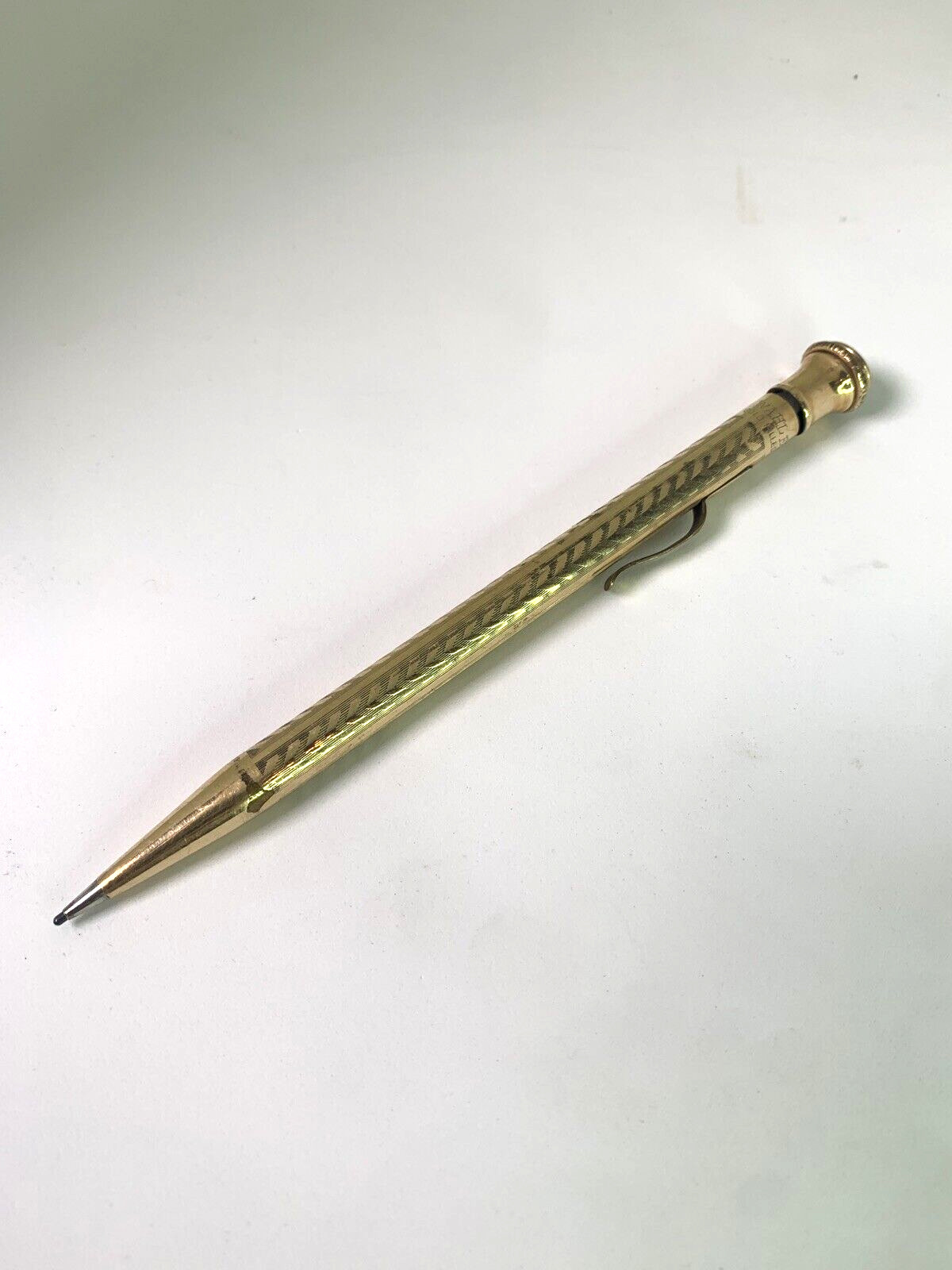 Wahl Eversharp Gold Filled Mechanical Pencil 5.25 Inch Tested Works Antique