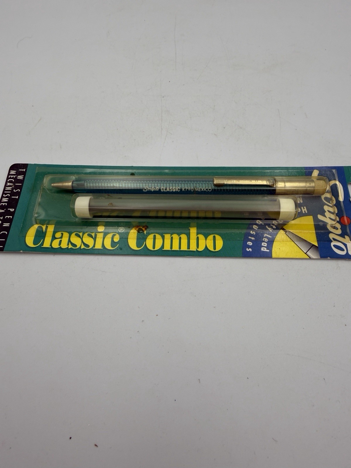 NEW SCRIPTO Classic Combo Vintage 1997 Mechanical Twist Pencil Long Lead Blue