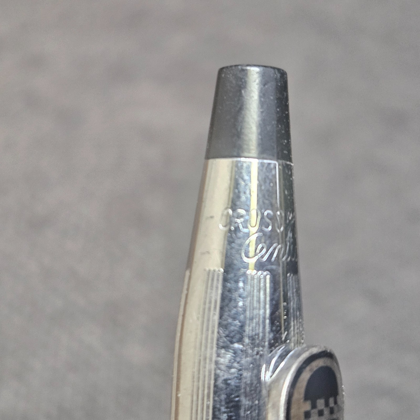 Vintage Cross Classic Century Chrome Mechanical Pencil Unknown Corporate Logo US
