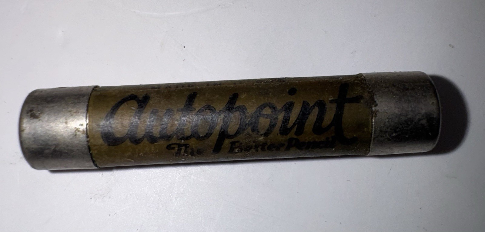 Vintage Autopoint Cartridge Lead Holder Pencil No. 38N Black w/ Leads USA NOB