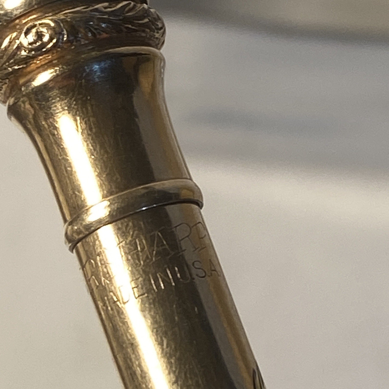 Antique Wahl Everlast Gold Filled Mechanical Pencil 4” Smooth Body Initial H VTG