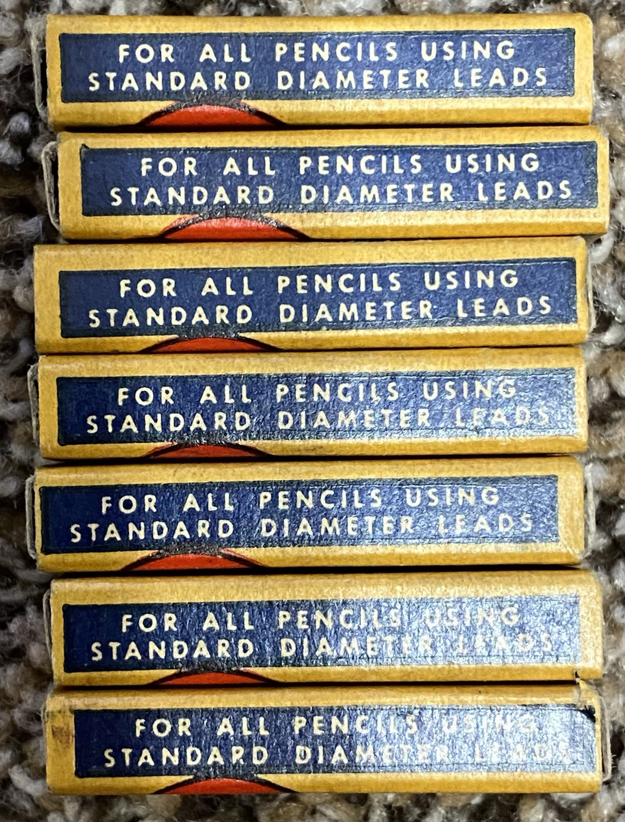 VTG 7 New Boxes of Scripts Smooth Writing Mechanical Pencil 4″ Leads 1 3/8”