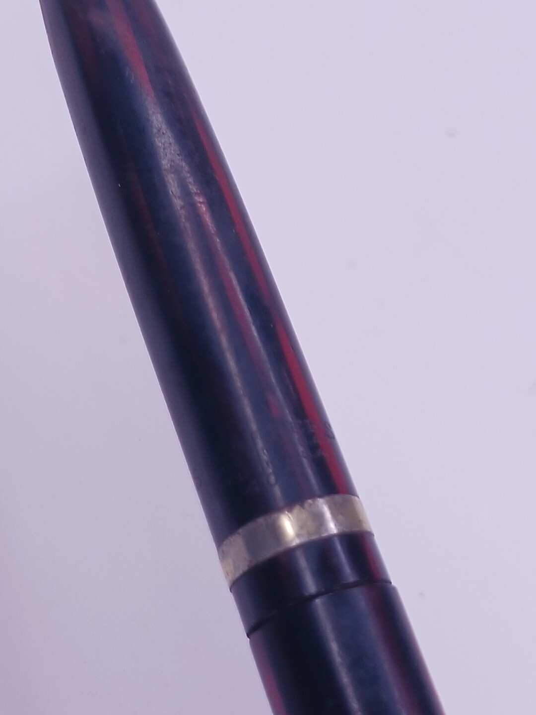 Vtg Sheaffer Balance 400 Mechanical Twist Pencil Carmine Red Striated