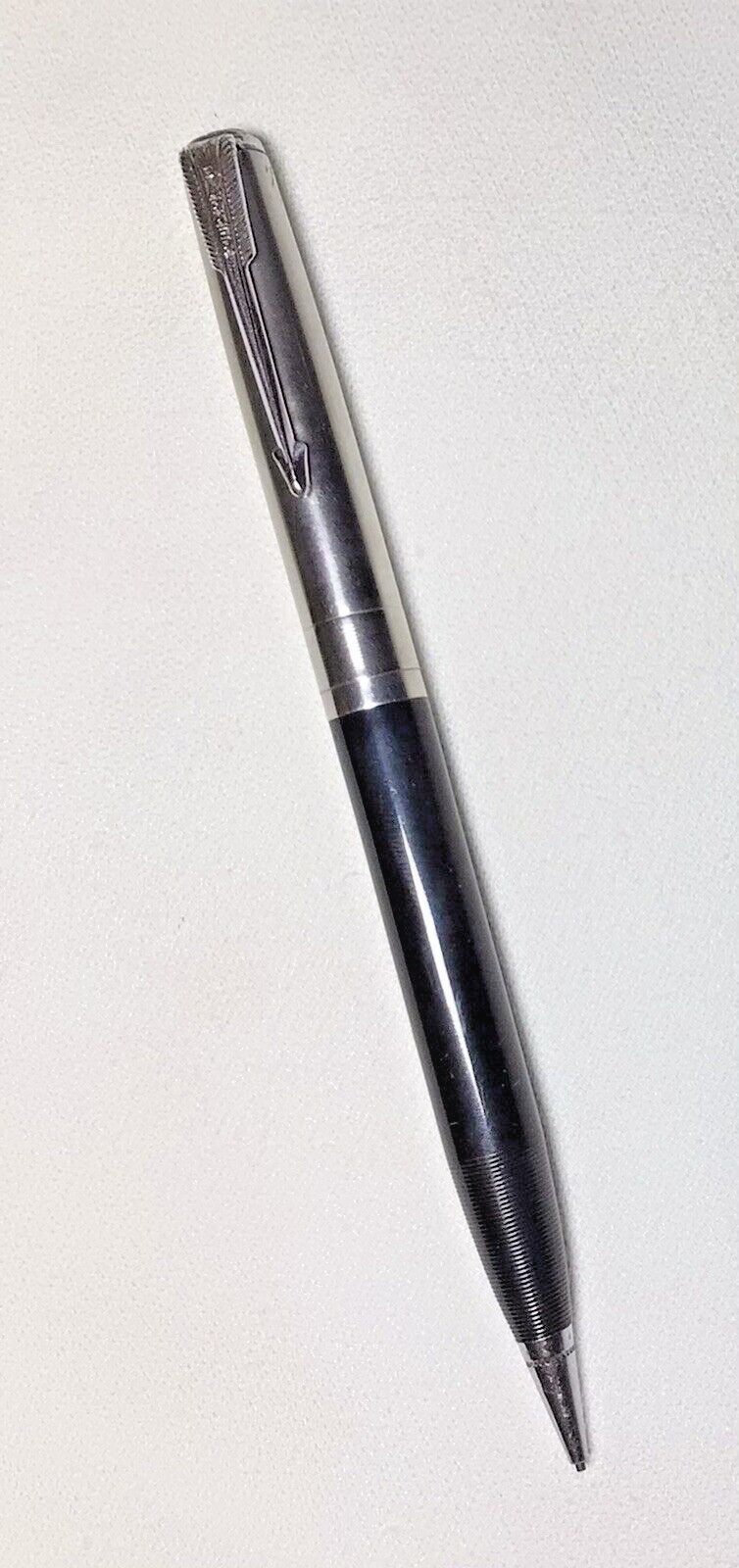 Parker 51 Pencil Stacked Coin Cap Black Barrel Nice Clean Working Pencil