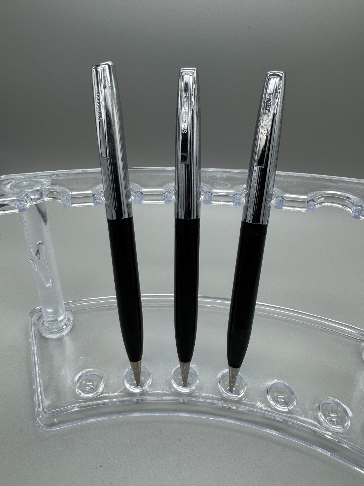 (Lot of 3x) Vintage Sheaffer Skripsert Mechanical Pencils | Black, Tested