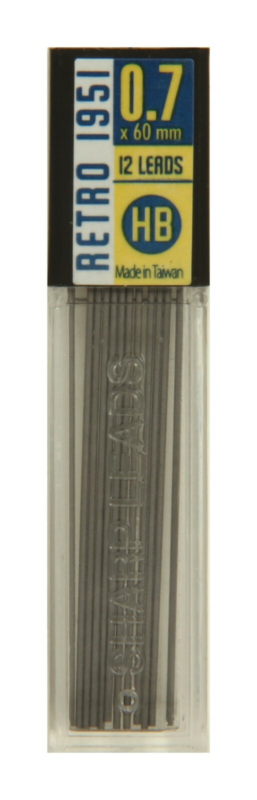 Retro 51 Hex-O-Matic Pencil .7mm Lead Refill Pack of 12 Leads / #REF40-L