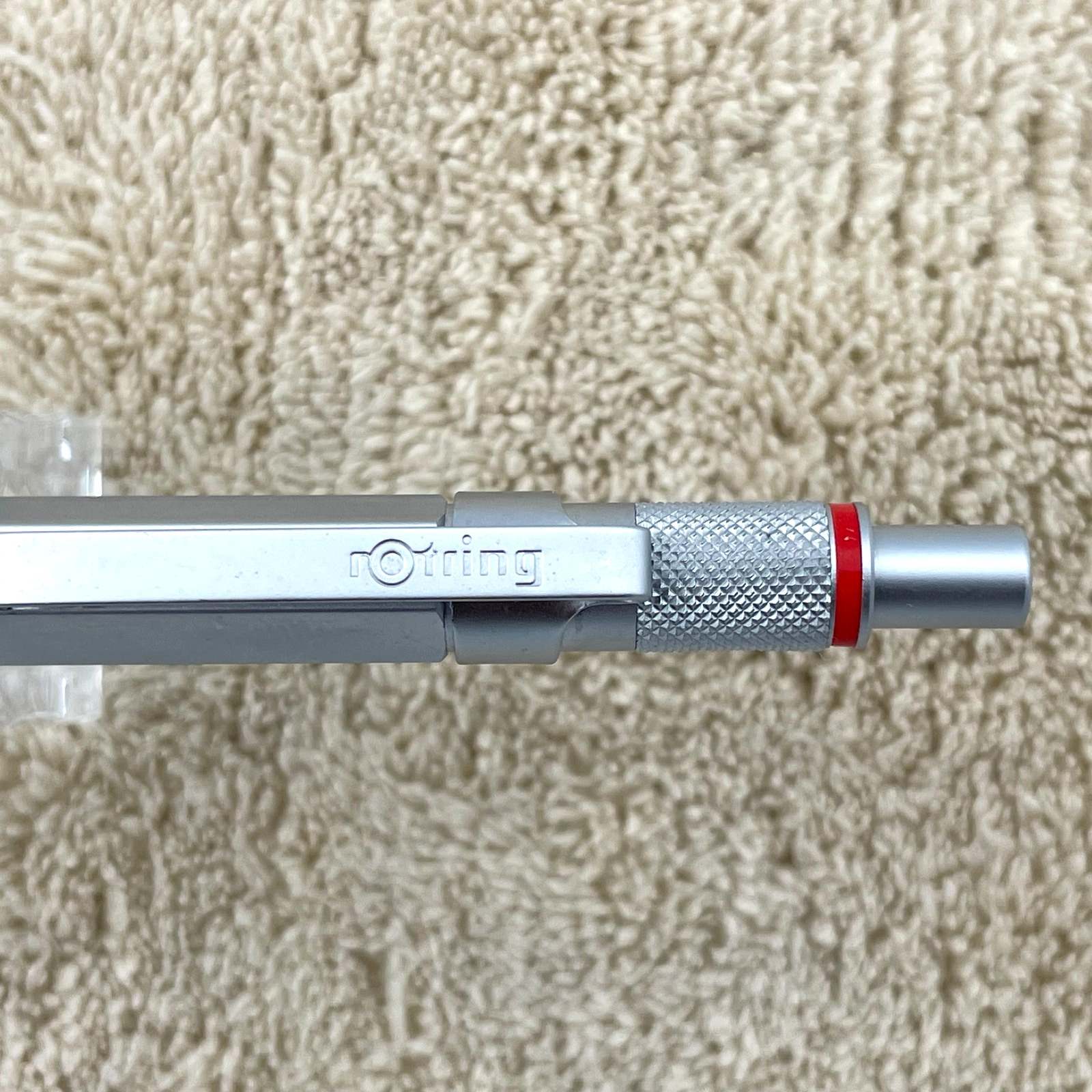 Vintage rOtring 600 Silver 0.35mm Mechanical Pencil No Logo Rare Japan