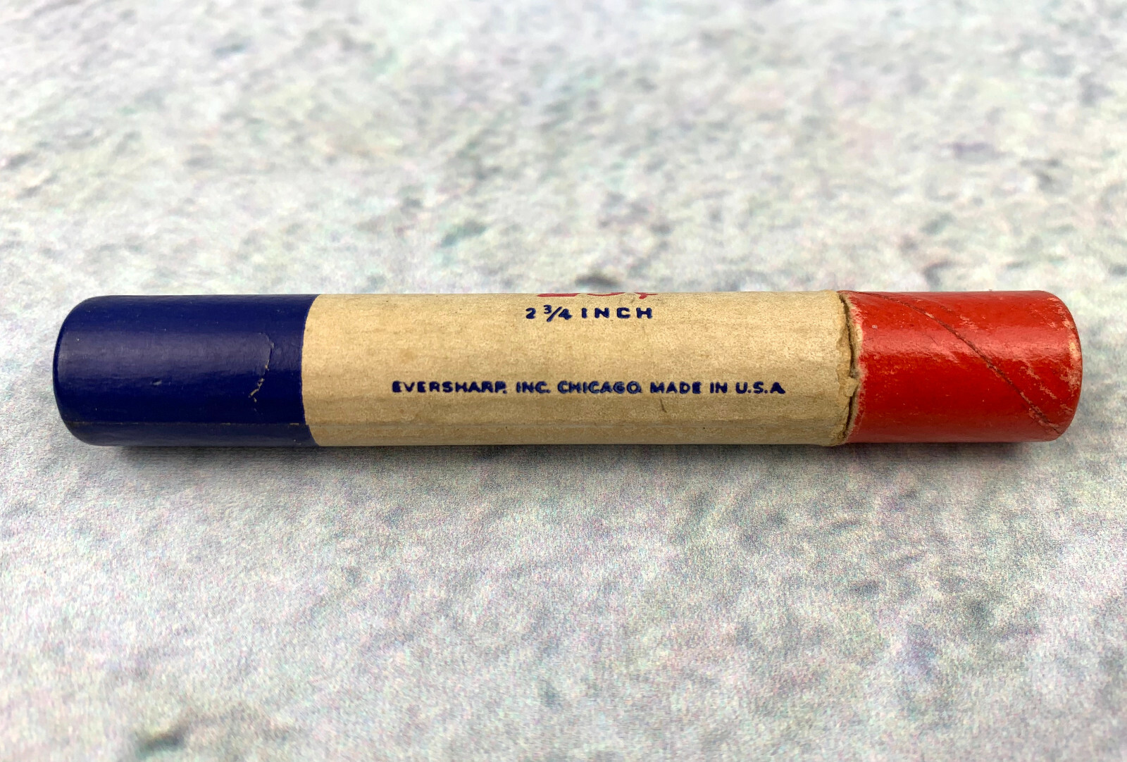 Vintage WWII Eversharp Red Top Lead V Mail 2 3/4” Thin Soft Black 0.9mm