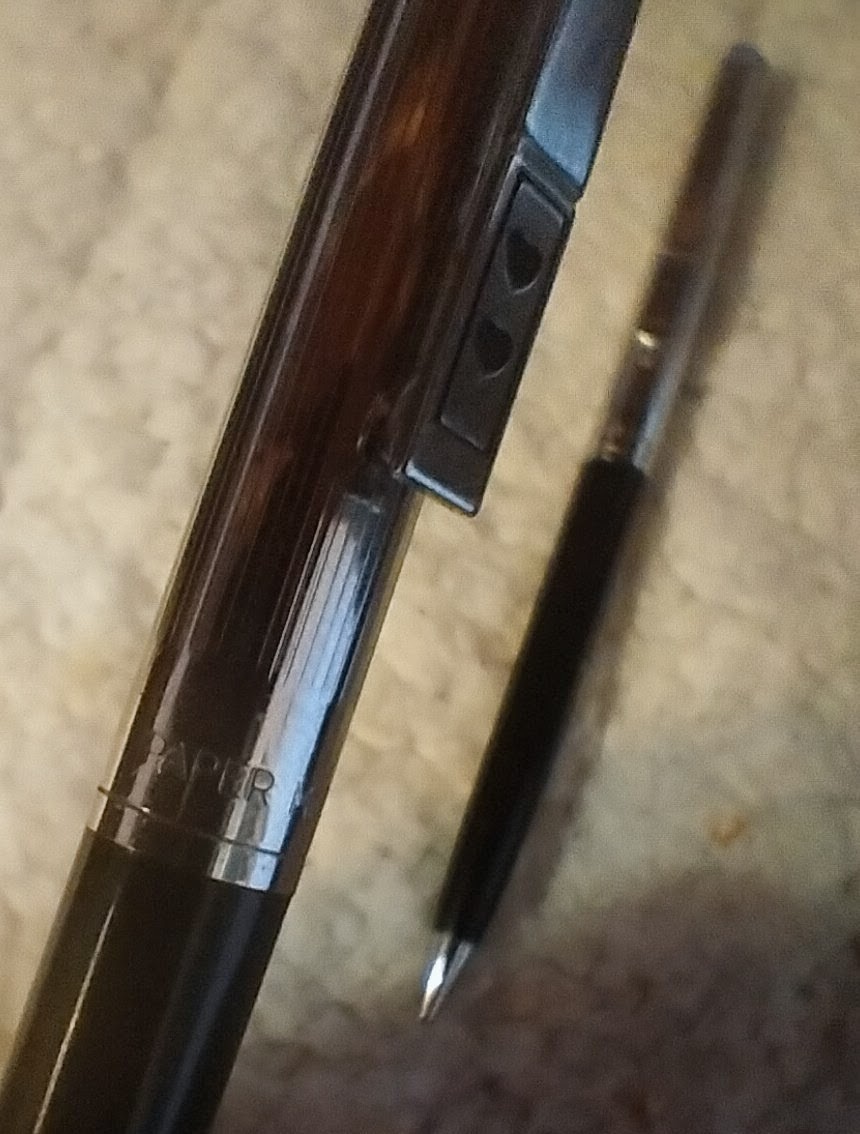 2-Paper Mate Vintage Double Heart Mechanical Pencil–Black Barrel Made in USA
