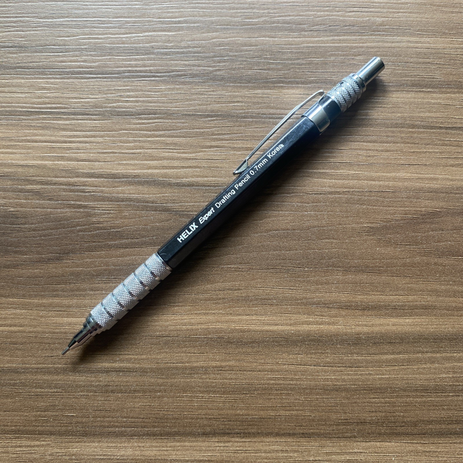 HELIX Expert Drafting Pencil .7mm Korea Black & Silver