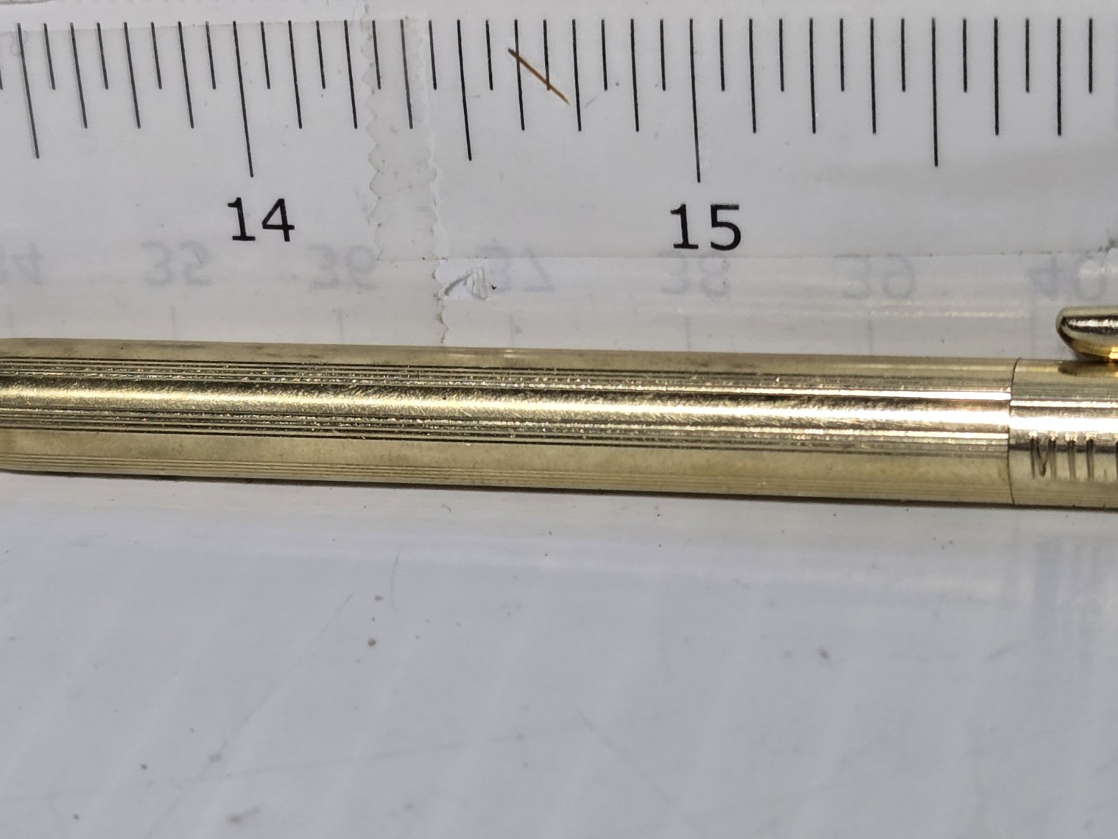 VINTAGE MONOGRAMMED MECHANICAL PENCIL 1/20 10k GOLD FILLED – Non-working
