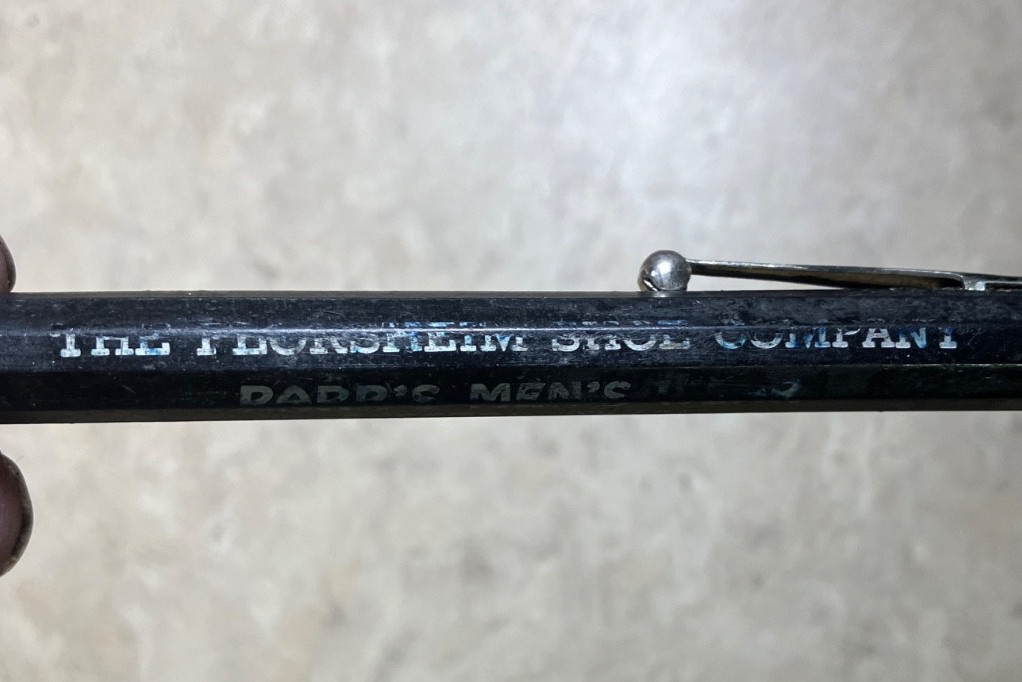 From estate-Mechanical pencil-Florsheim Shoes/Parrs Mens Wear/Electra, Texas