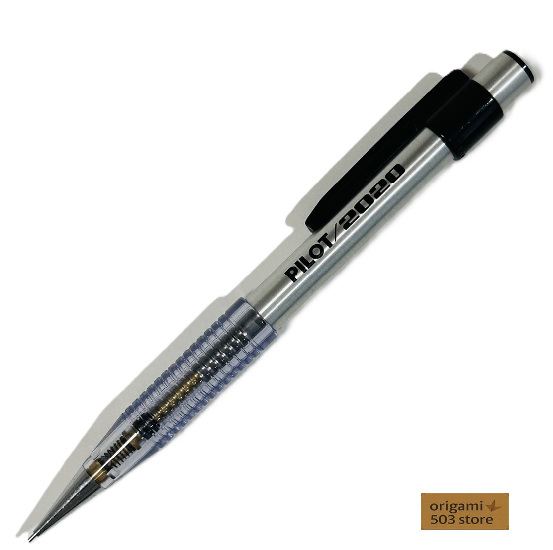 Pilot 2020 Young HF-100S 0.5mm Clear Grip Shaker Mechanical Pencil Vintage Japan