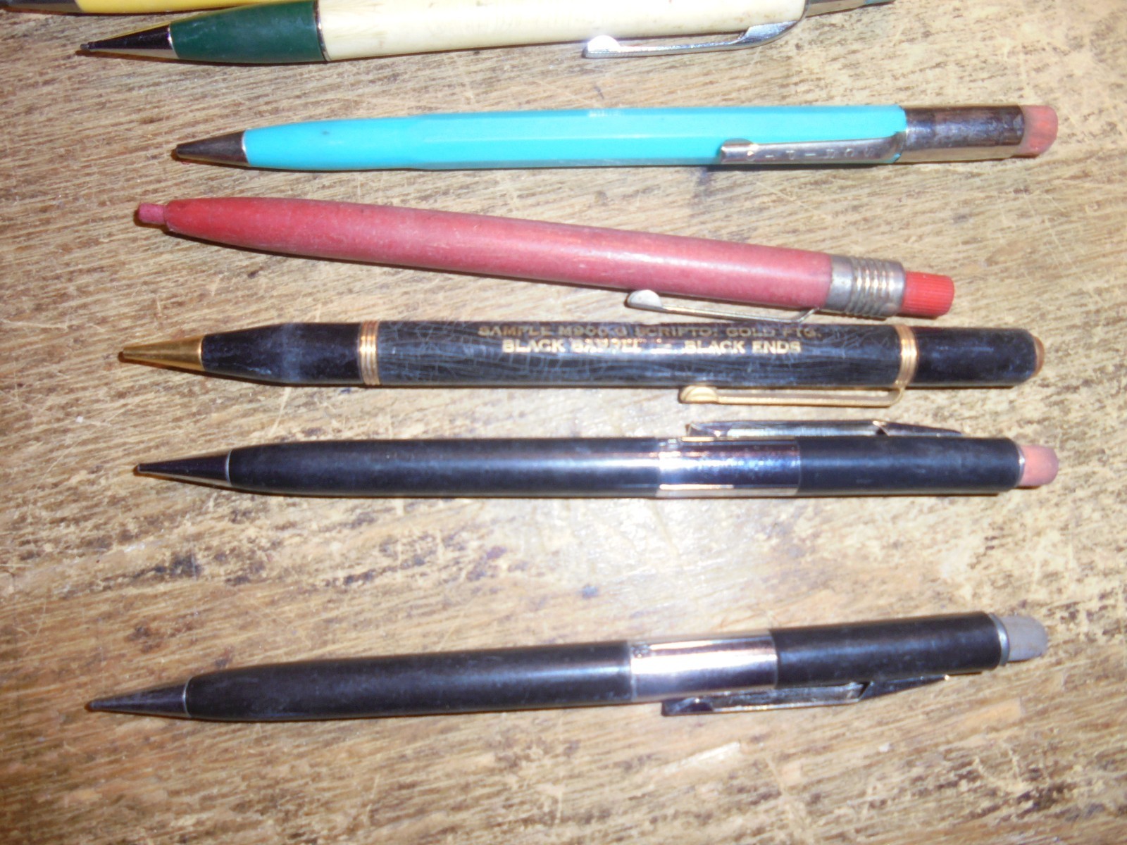 Vintage Scripto Mechanical Pencil Lot Of 10 ESTATE FIND