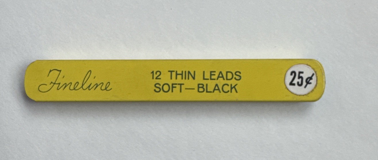 NOS Vintage Sheaffer’s Fineline Mechanical Pencil Thin Leads Soft-Black, F15