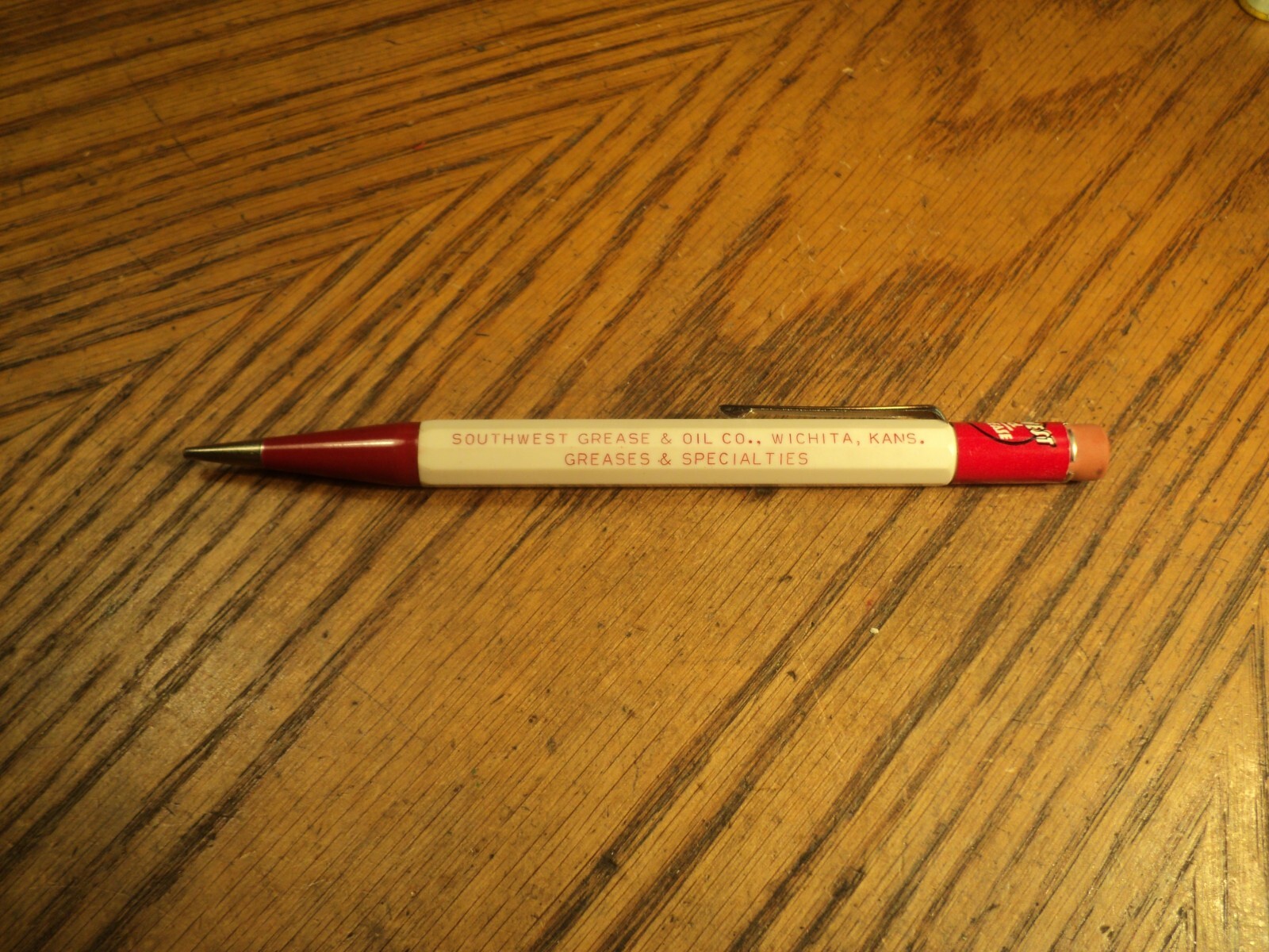 Vintage Autopoint Mechanical Pencil Southwest Grease & Oil 5-11/16″ NIB