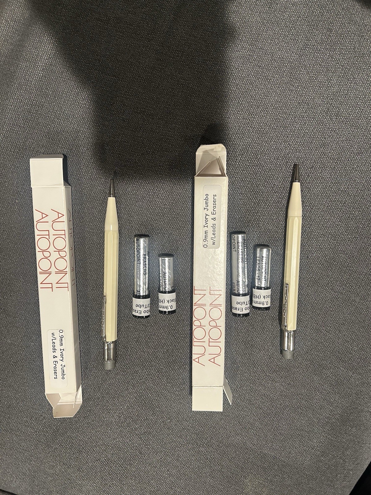 Auto Point Jumbo All-American Mechanical Pencil – 0.9 mm – Ivory Body
