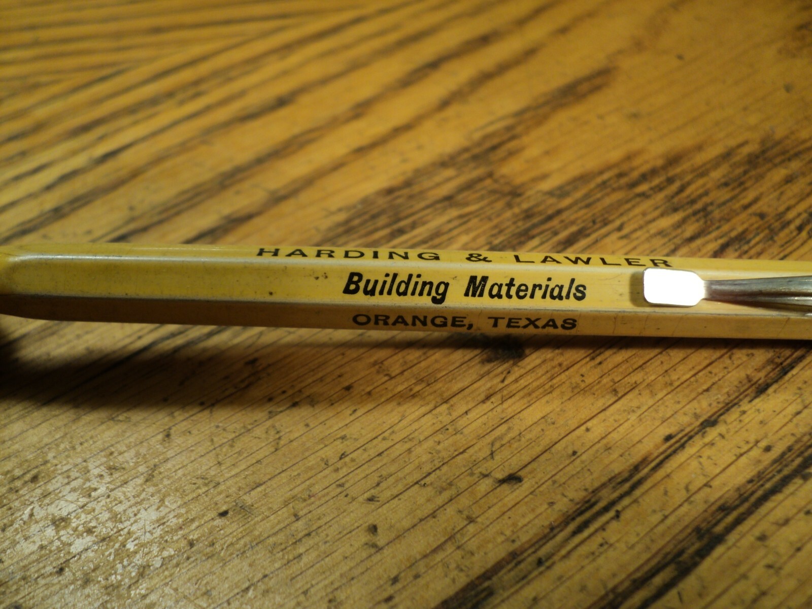 Vintage ADGIF Mechanical Pencil No. 4-47 Harding & Lawler Orange Texas