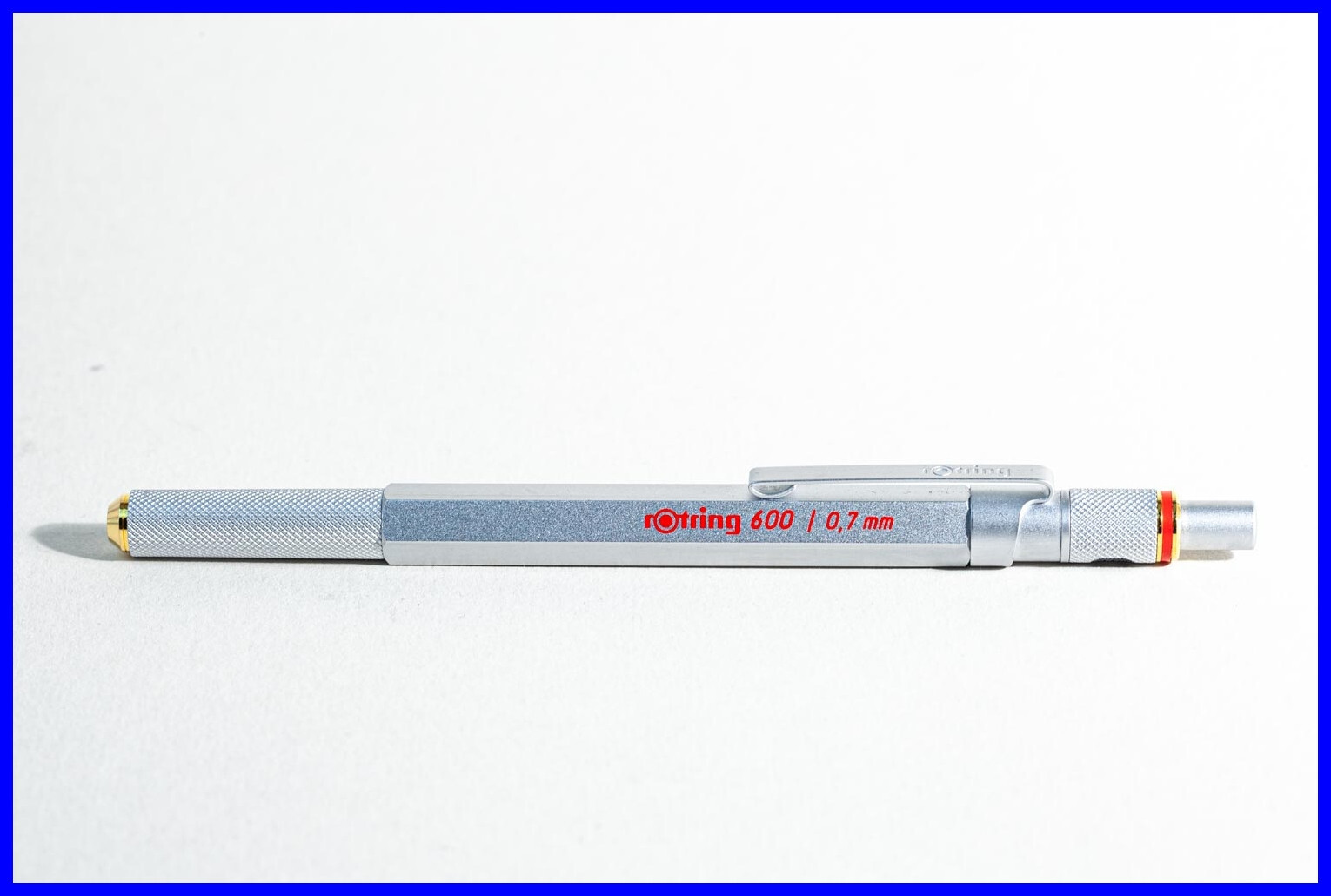 Perfect 1990s Rotring 600 Mechanical Pencil In Silver & Gold For 0.7Mm Leads